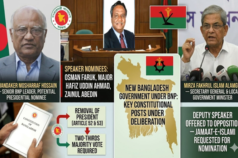 Bangladesh: BNP Weighs Candidates for President and Speaker as New Parliament Approaches